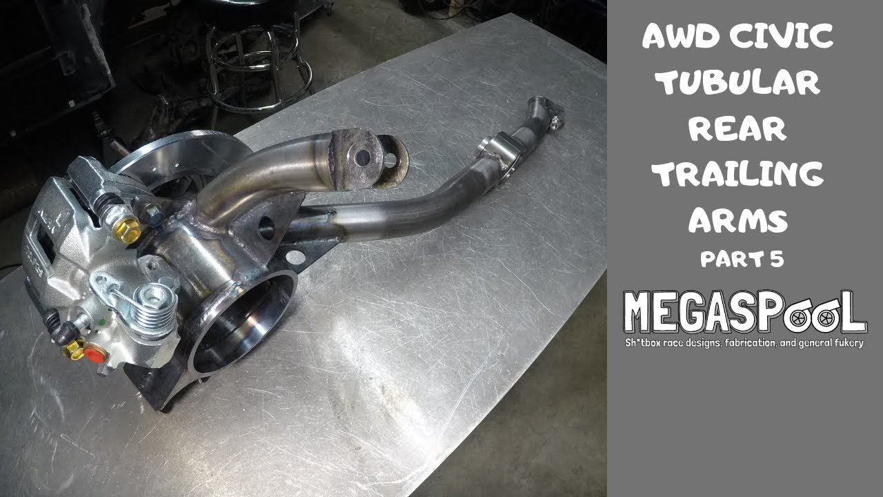 AWD Civic Tubular Rear Trailing Arms Part 5