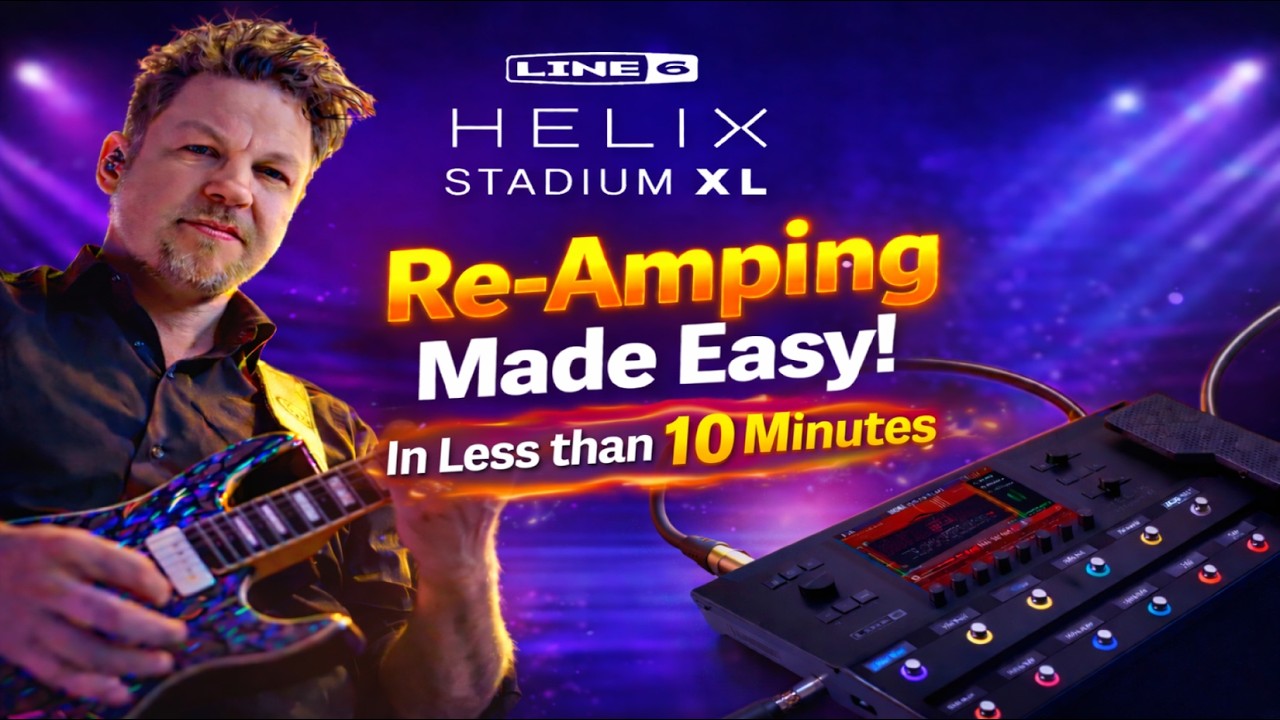 Helix Stadium XL Re-Amping Explained – Connections, DAW Setup & Pro Workflow