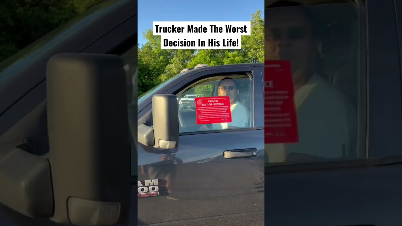 Hotshot Trucker Gets Caught By The DOT!!! #hotshot #dot #trouble #detention #hotshottrucking #dodge