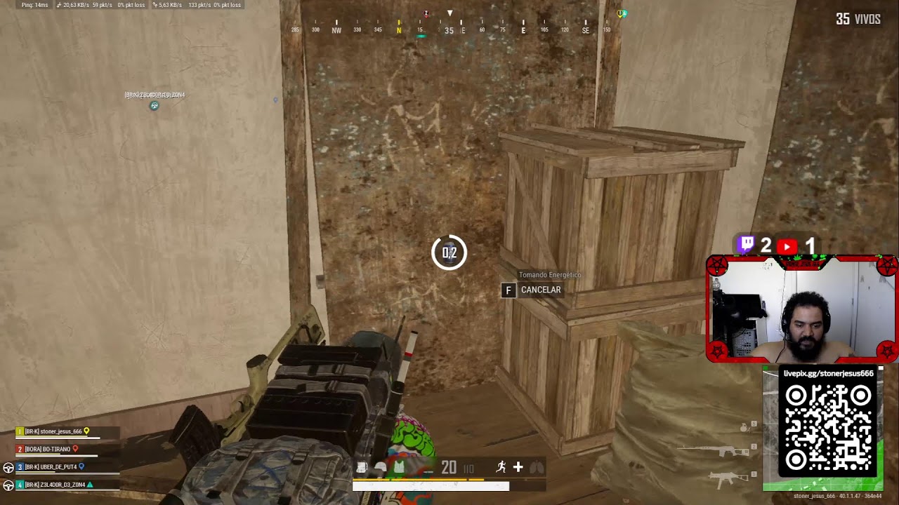 O MAIS MALUCO ESTA DE VOLTA #tpp #pubg #fpp