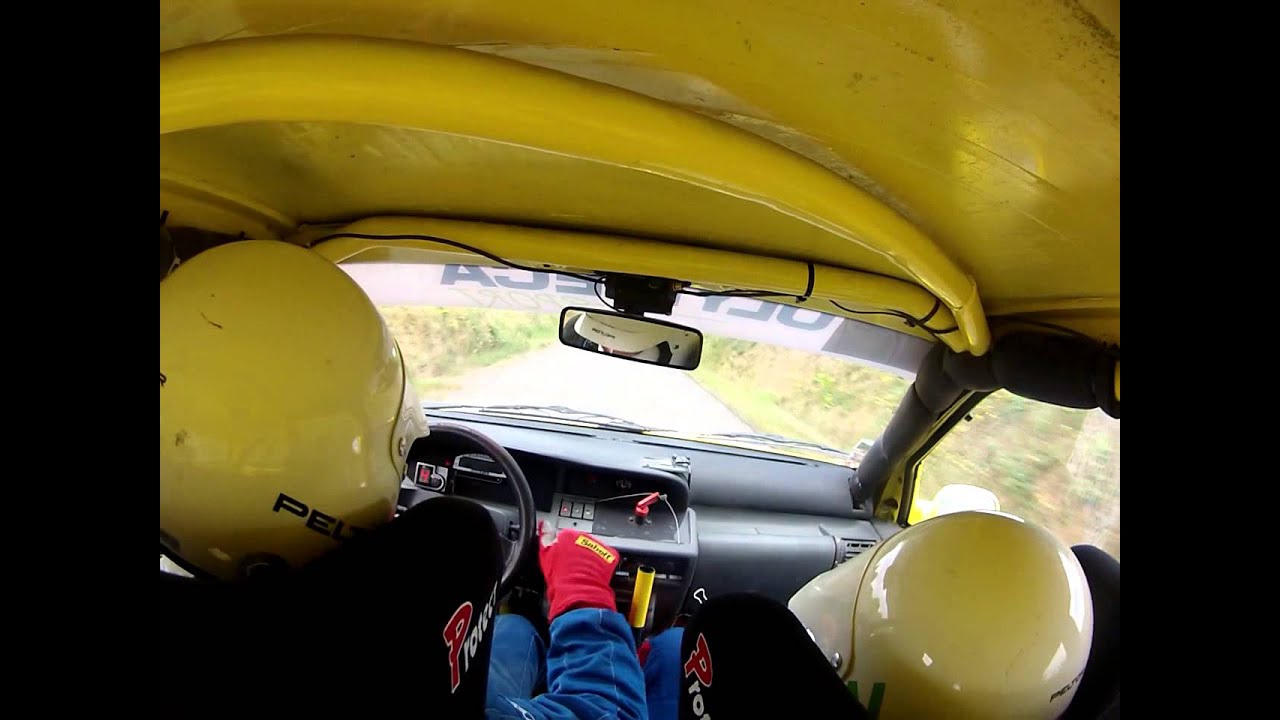 camera embarqu&eacute;e ERMISSE Gregory CLIO 7K rally Basse normandie 2015 ES4