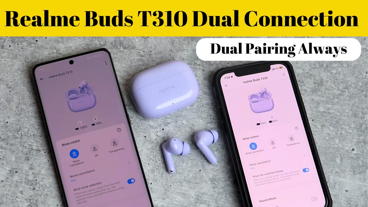 How to Connect & Dual Pair on Realme Buds T310 | Realme Earbuds Dual Pairing always in 2 devices