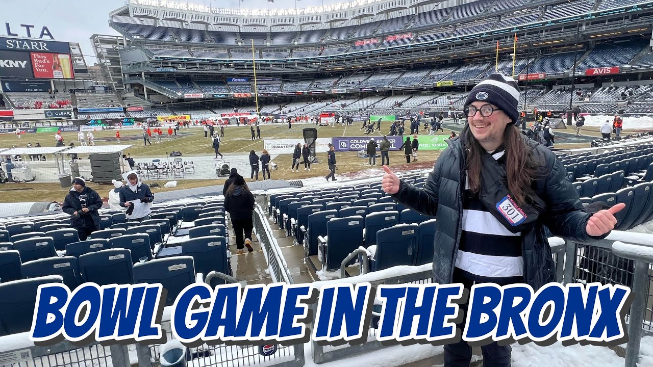 Hotdogs = Good Luck? | Penn State vs Clemson 2025 Pinstripe Bowl NYC