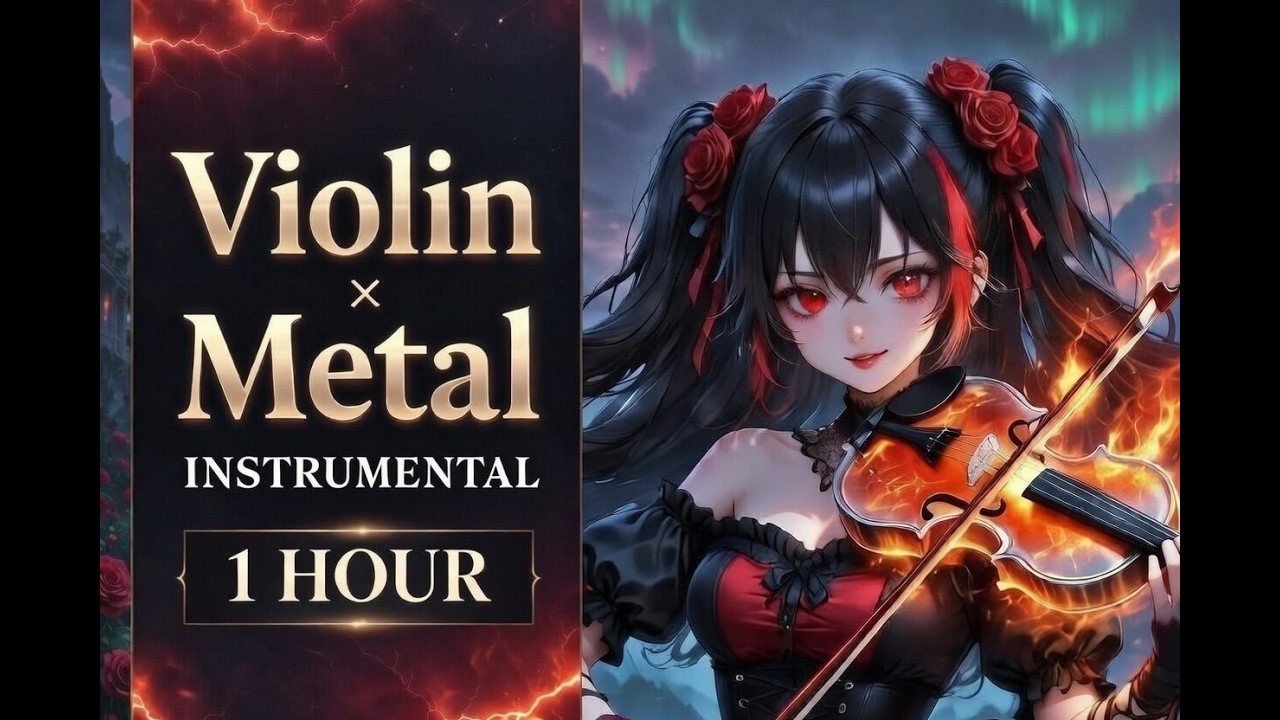 【Full Album】Nature x Violin Speed Metal - Nocturnal Rose | 超絶技巧バイオリンメタル全7曲