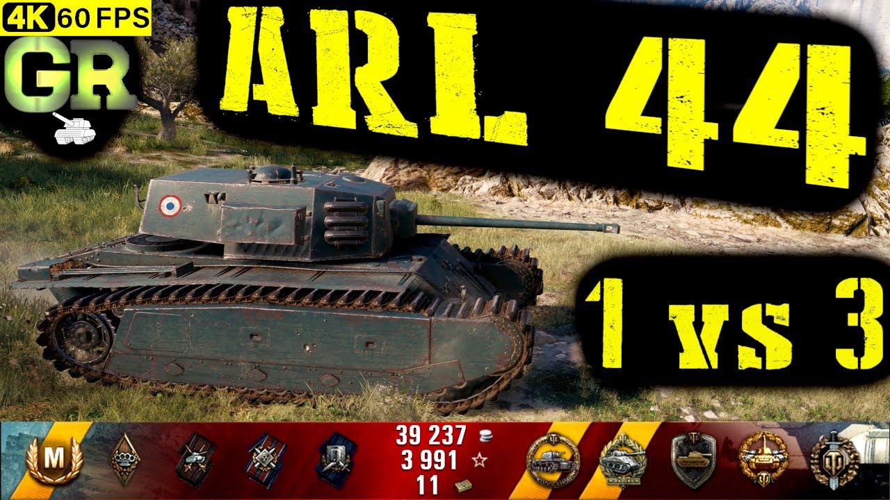 World of Tanks ARL 44 Replay - 9 Kills 3.8K DMG(Patch 1.7.0)
