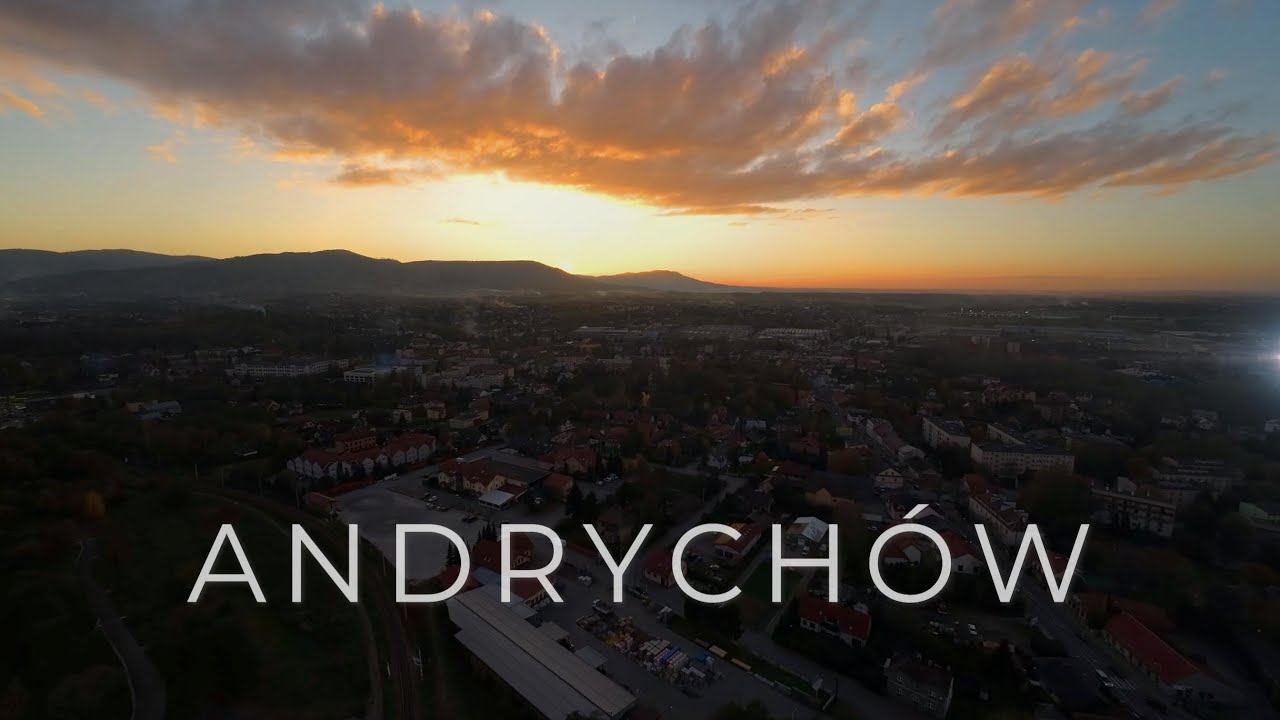 ANDRYCHÓW z lotu ptaka