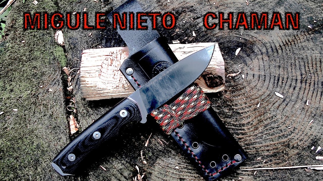 ミゲル・ニエト　　チャマン　ブッシュクラフトナイフ