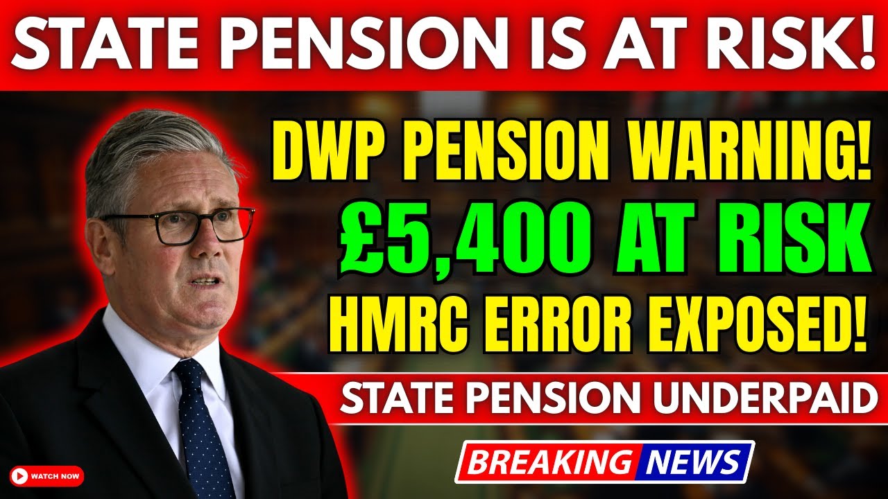 DWP Pension WARNING: &pound;5,400 Missing from Payments Due to HMRC Error!
