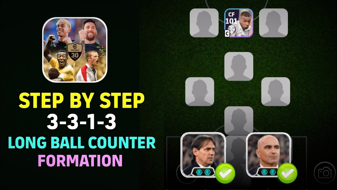 ОП 3-3-1-3 🥵🐐 Как построить ИДЕАЛЬНУЮ контратаку длинных передач 3-3-1-3 в eFootball 2025 🥵🔥