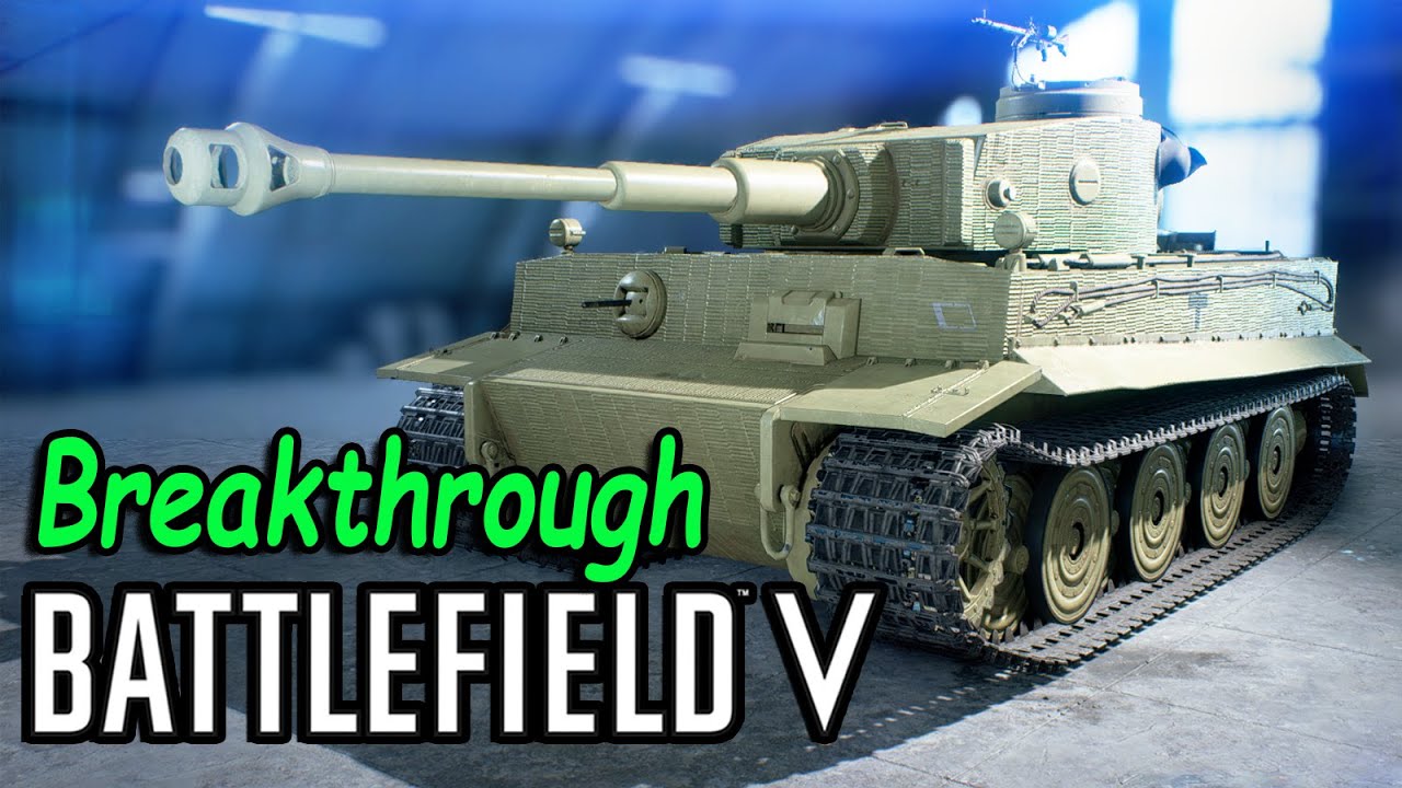 Battlefield V Tiger breakthrough Game play