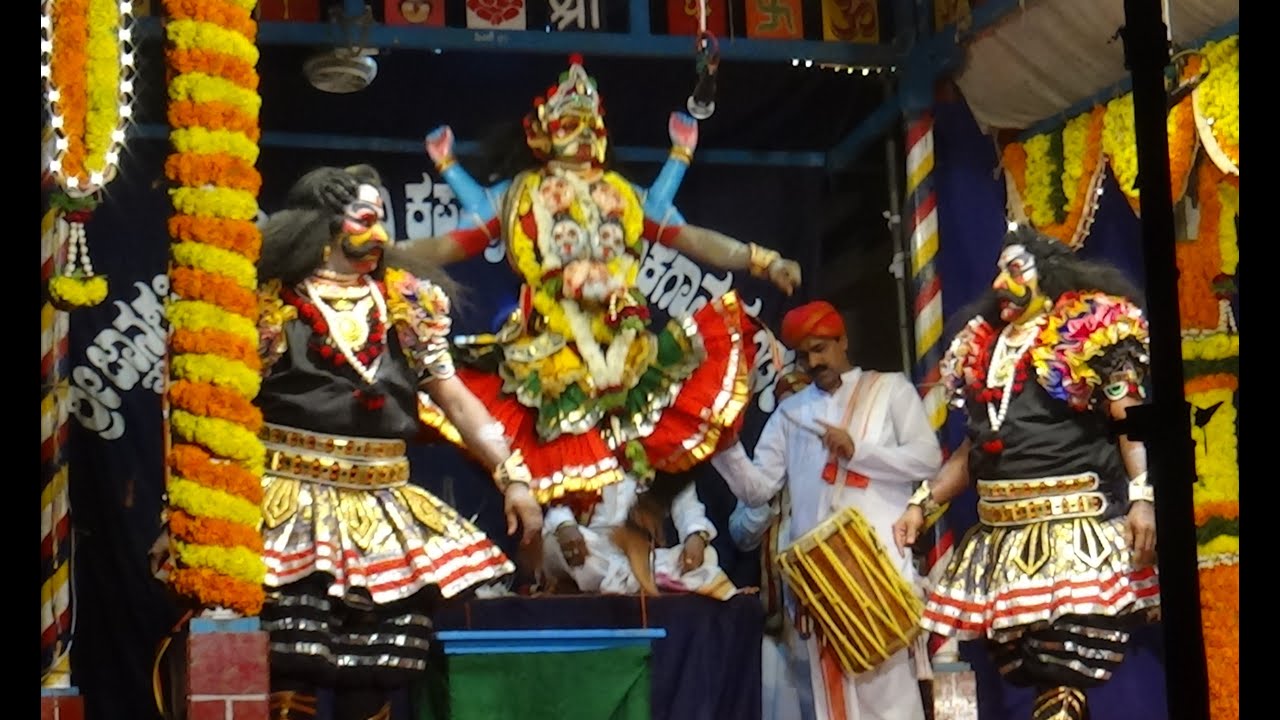 Yakshagana -- Shri Devi Mahatme - 11 - Dhoomraksha , Chanda , Munda vadhe