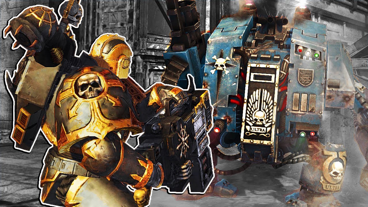 PVPVE with AI – Fighting a Dreadnought & Terminator ▶ Warhammer 40,000 - Space Marine: Augmented