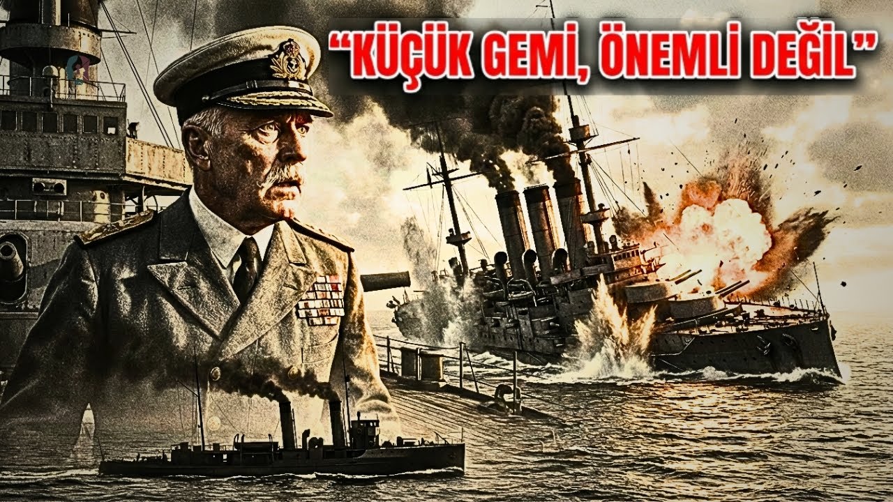 İngiliz Amiral 'KÜÇÜK GEMİ, ÖNEMLİ DEĞİL' Dedi — 2 Saat Sonra 3 Zırhlısı Battı