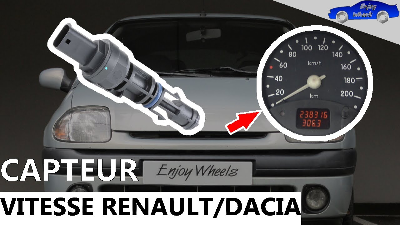 Comment TESTER et REMPLACER le capteur de vitesse RENAULT / DACIA ? (Exemple sur Clio 2)
