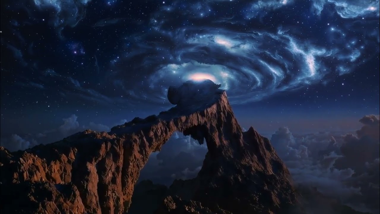 4K Cosmic Vortex: 30 Min Relaxing Ambient Sleep Music | Chill Lo-Fi No Drums for Meditation