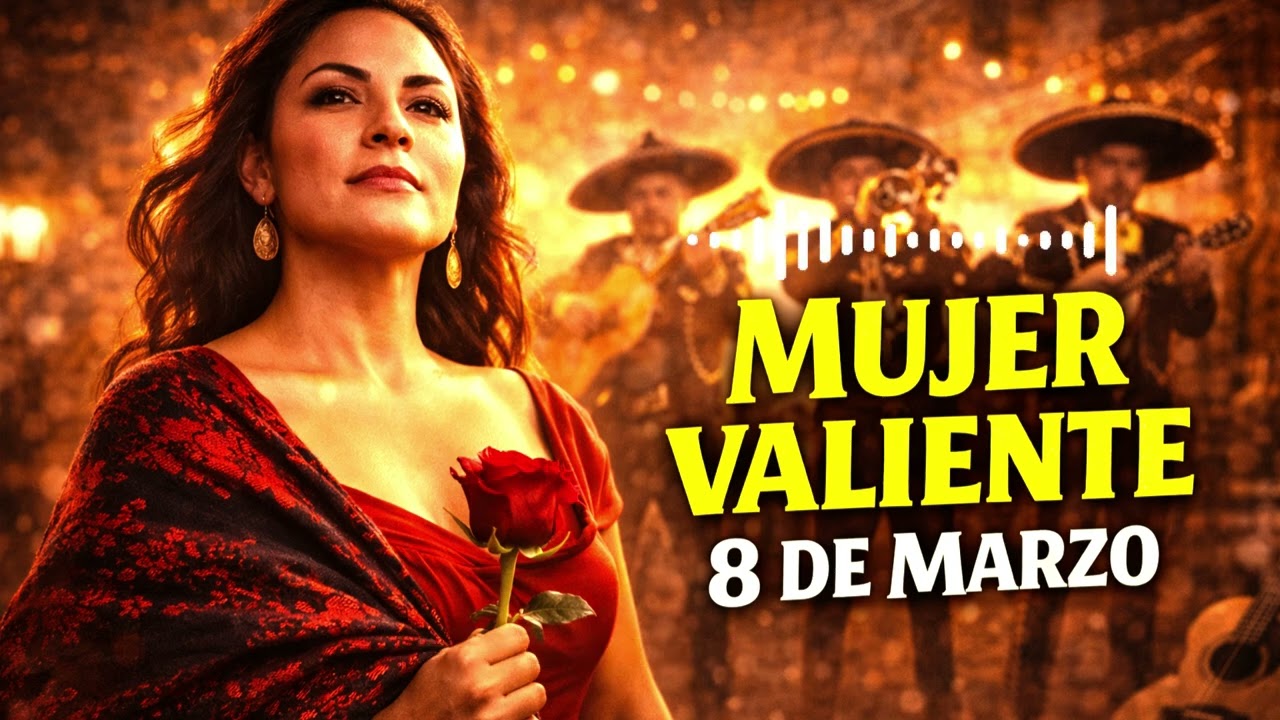 Mujer Valiente de Corazón 💜 | Ranchera De Fuerza y Admiración - Dia de la mujer