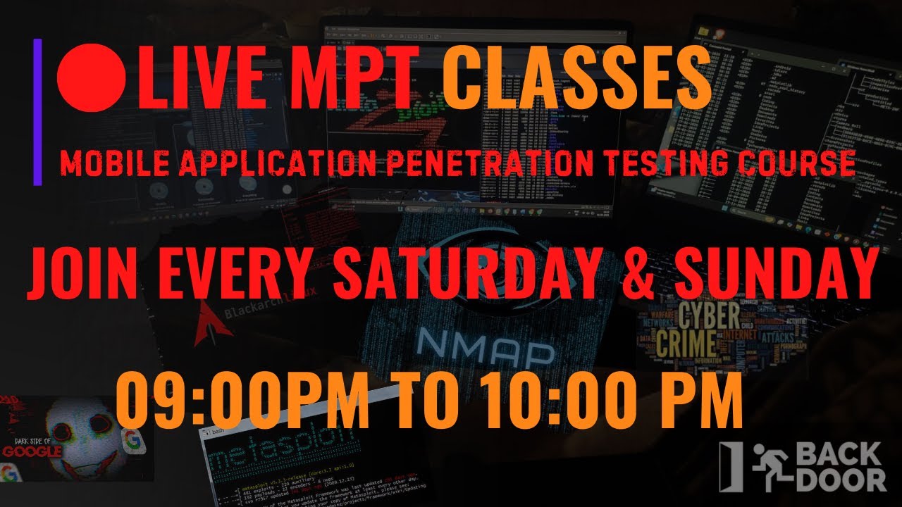 🔥 LIVE Mobile Application Penetration Testing Class – From Basics to Advance! 🔥MPT - Intro