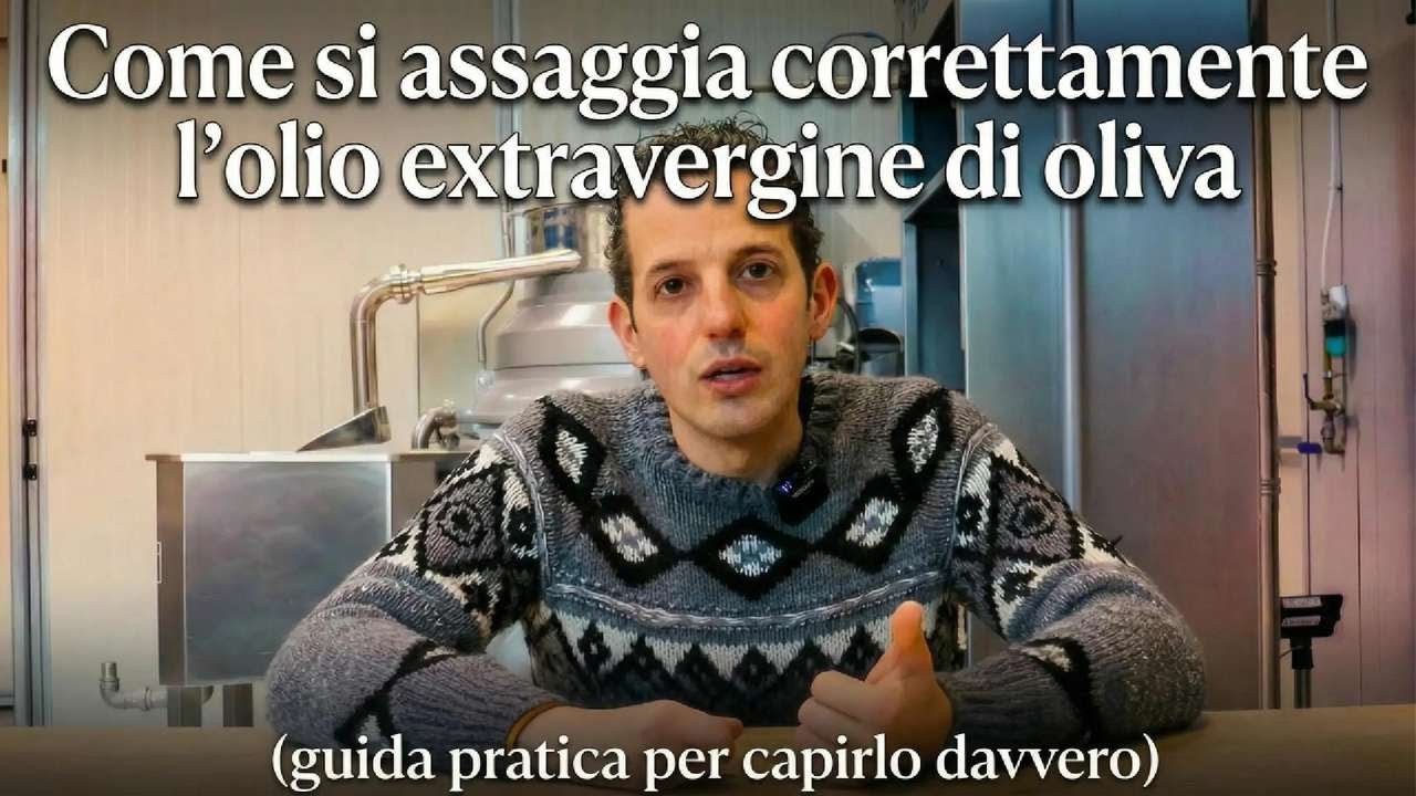 Come si assaggia l'olio extravergine di oliva per capire se è buono? #olioextravergine