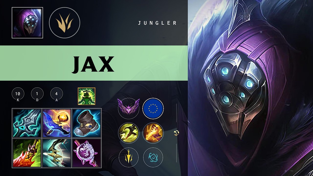 Jax Jungle vs Skarner - EUW Master Patch 26.10