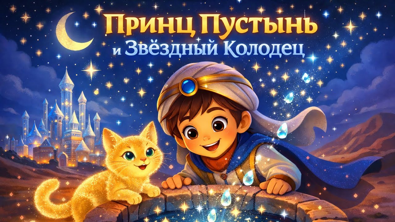 Принц Пустынь и Звёздный колодец 🌟 Добрая сказка на ночь для детей