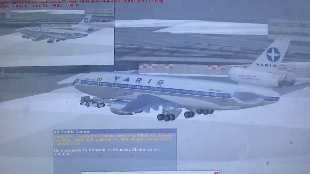 VARIG DC-10 AT NYC CLEARANCE TO RIO AS RG 861 NEW YORK-RIO-SP