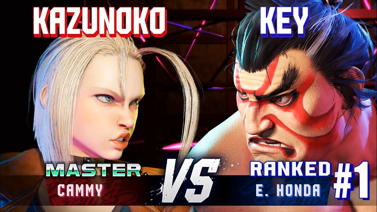 SF6 ▰ KAZUNOKO (Cammy) vs KEY (#1 Ranked E.Honda) ▰ Ranked Matches