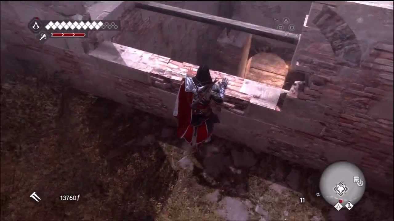 Assassins Creed Brotherhood Lair of Romulus Campagna District Tutorial How to Get To The Door