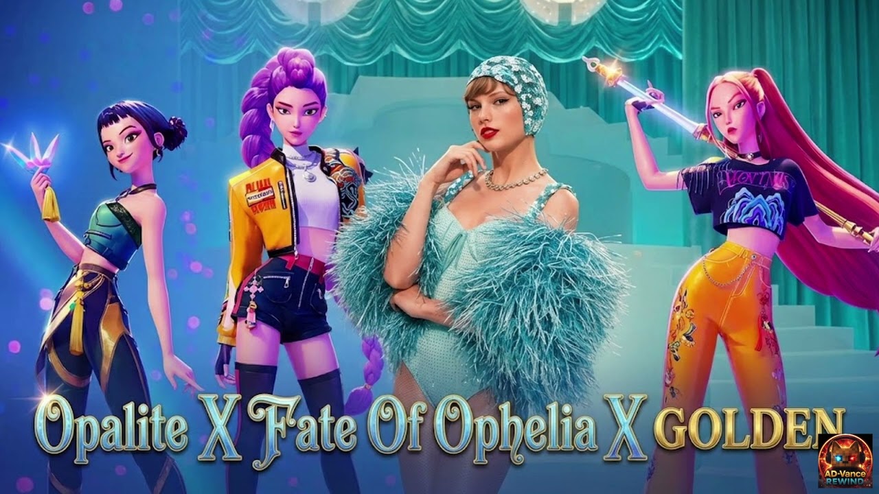 Golden X Opalite X Fate Of Ophelia MASHUP Perfect Loop RELAX (Huntrx ft. Taylor Swift)