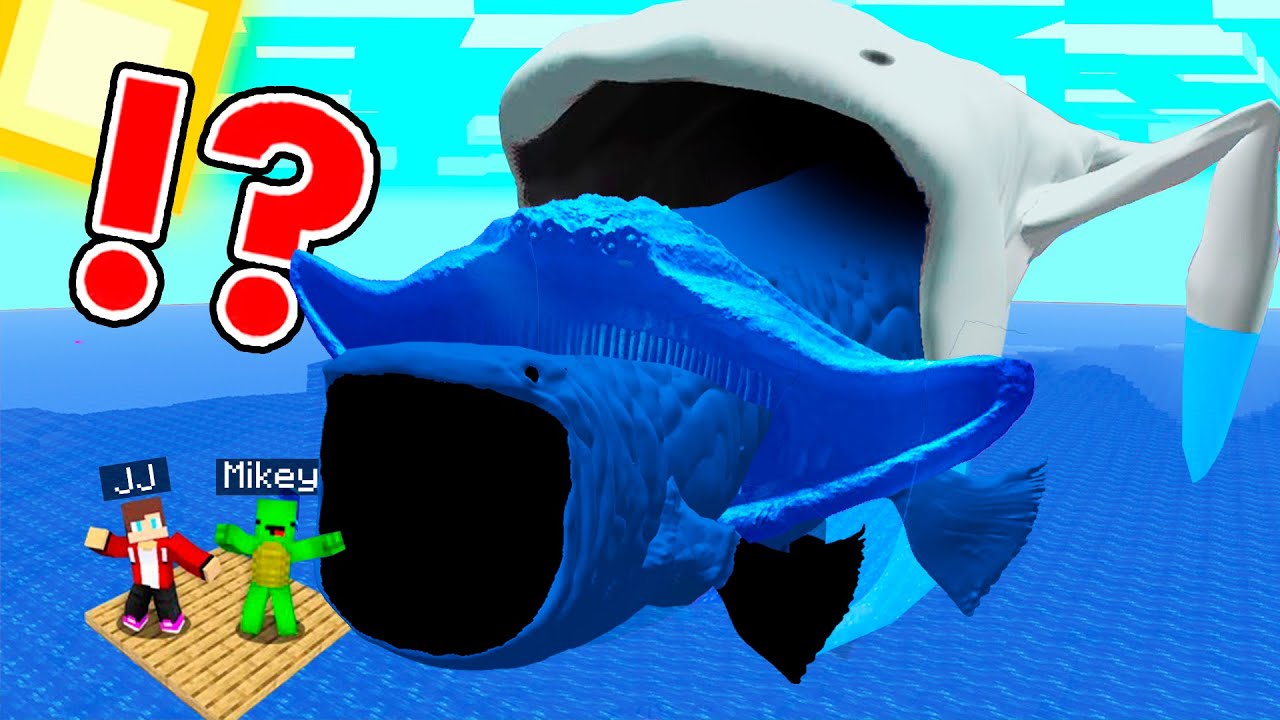 MAIZEN: JJ и Mikey сбегают от Sea Eater Bloop El Gran Maja Story - Minecraft Animation JJ & Mikey