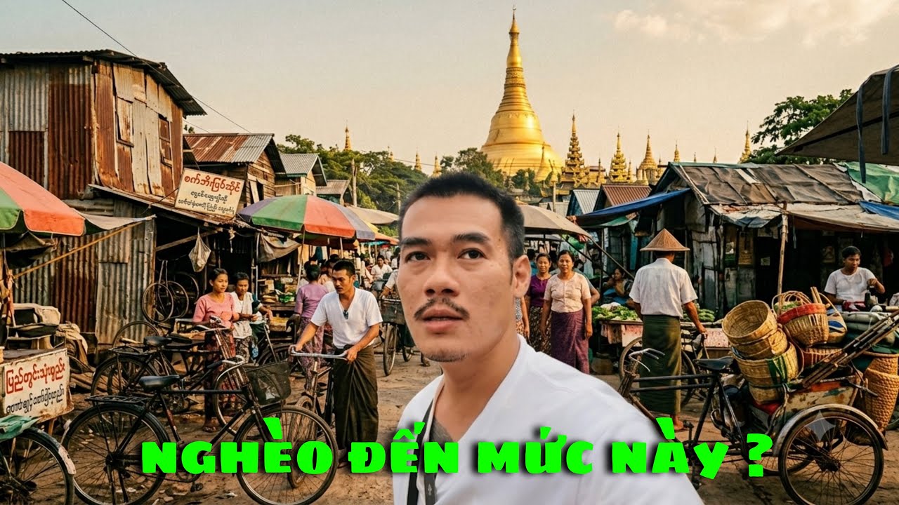 WATCH THIS CLIP To See Just How Poor Myanmar Really Is! (Only 3km From The City Center)