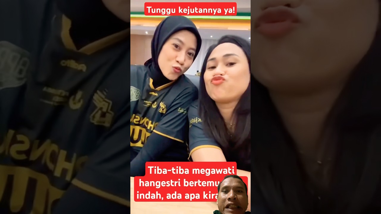 Tiba-tiba megawati hangestri bertemu dengan yulis indah, ada apa ya? #megawatihangestri #volleyball