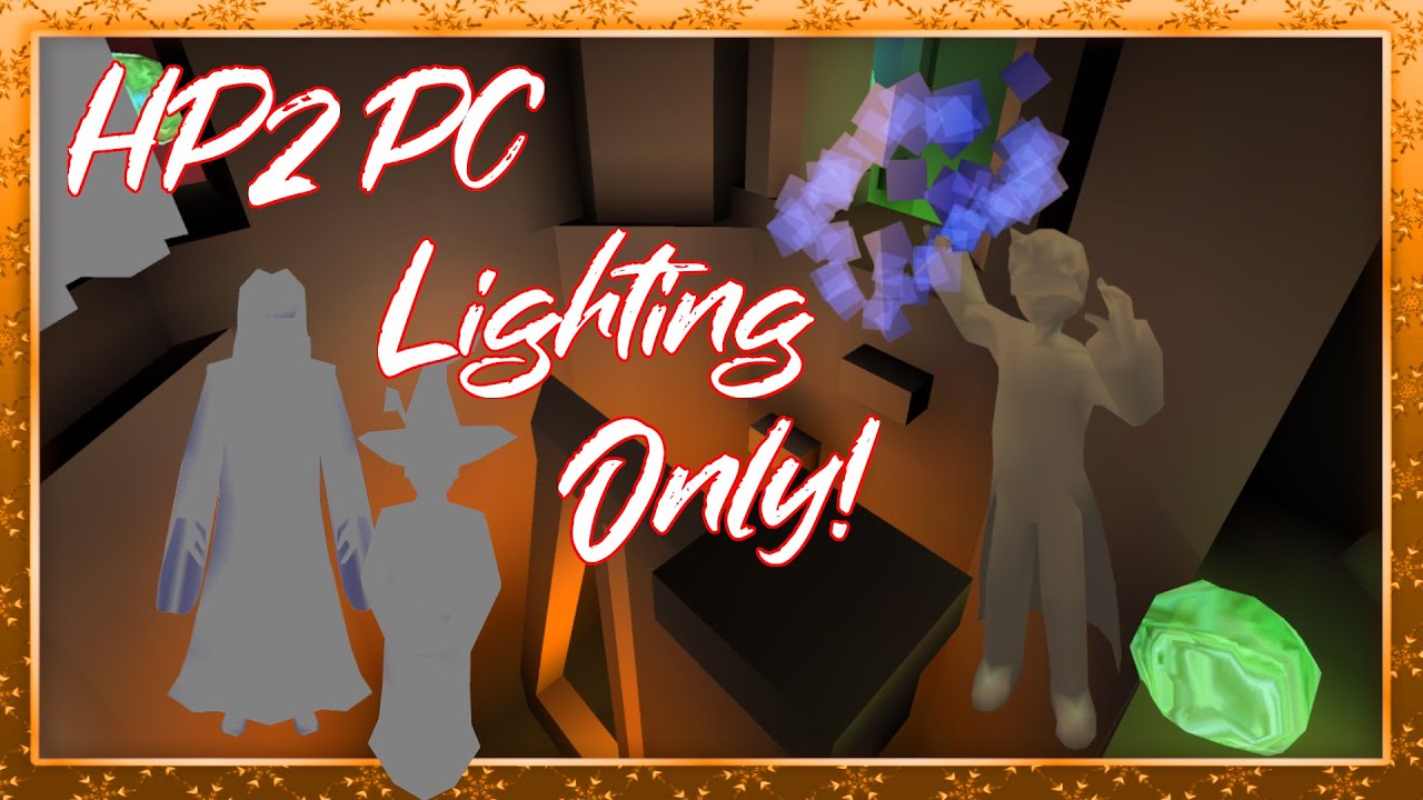 Harry Potter 2 (PC) Glitchless Speedrun BUT only Light Sources get RENDERED!