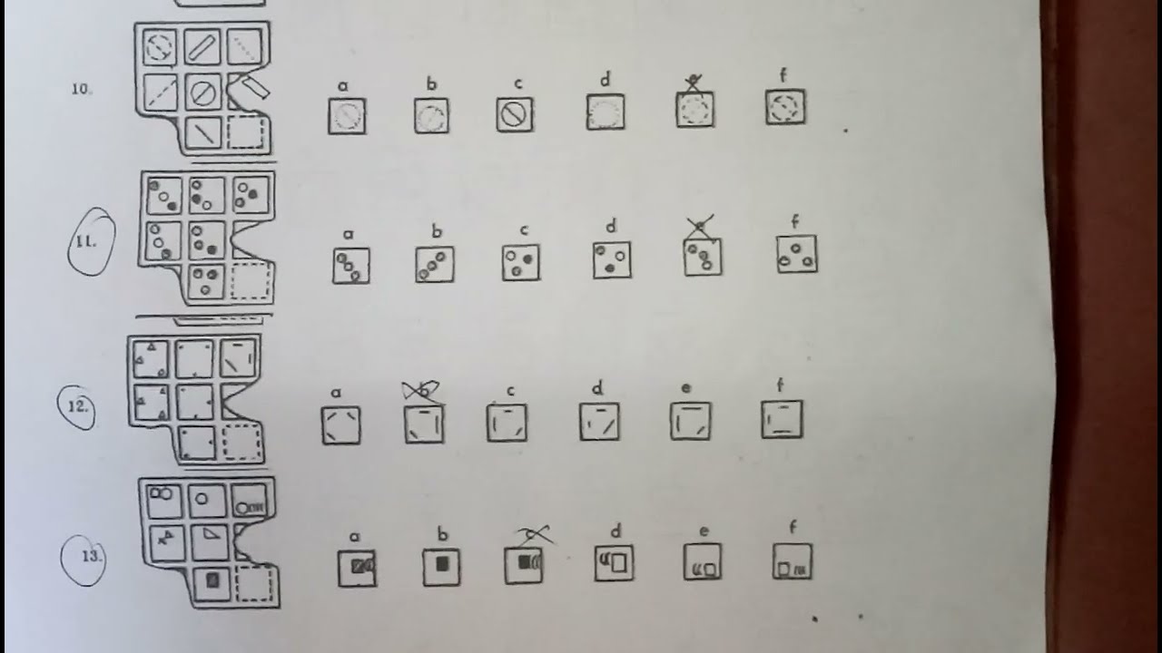 Вопросы и ответы психотеста CFIT, часть 3. 100% похожие.