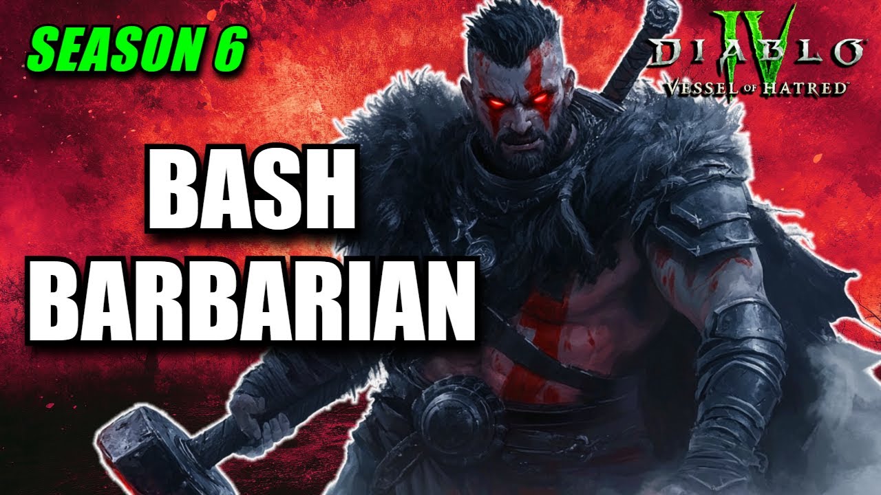 SEASON 6 BASH BARB IS BACK | Diablo 4 (Bash Barbarian) Build Guide
