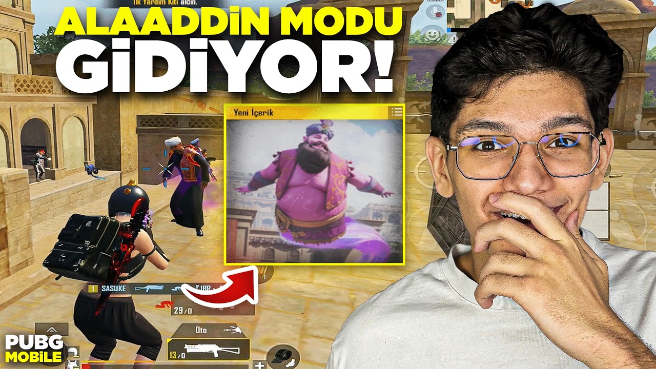 ALAADDİN MODU GİTTİ ?! SON MAÇIM! - PUBG MOBİLE