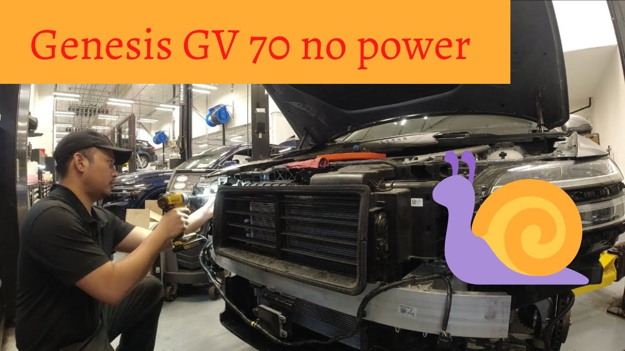 Genesis GV70 customer complain lack of power - Leaking radiator