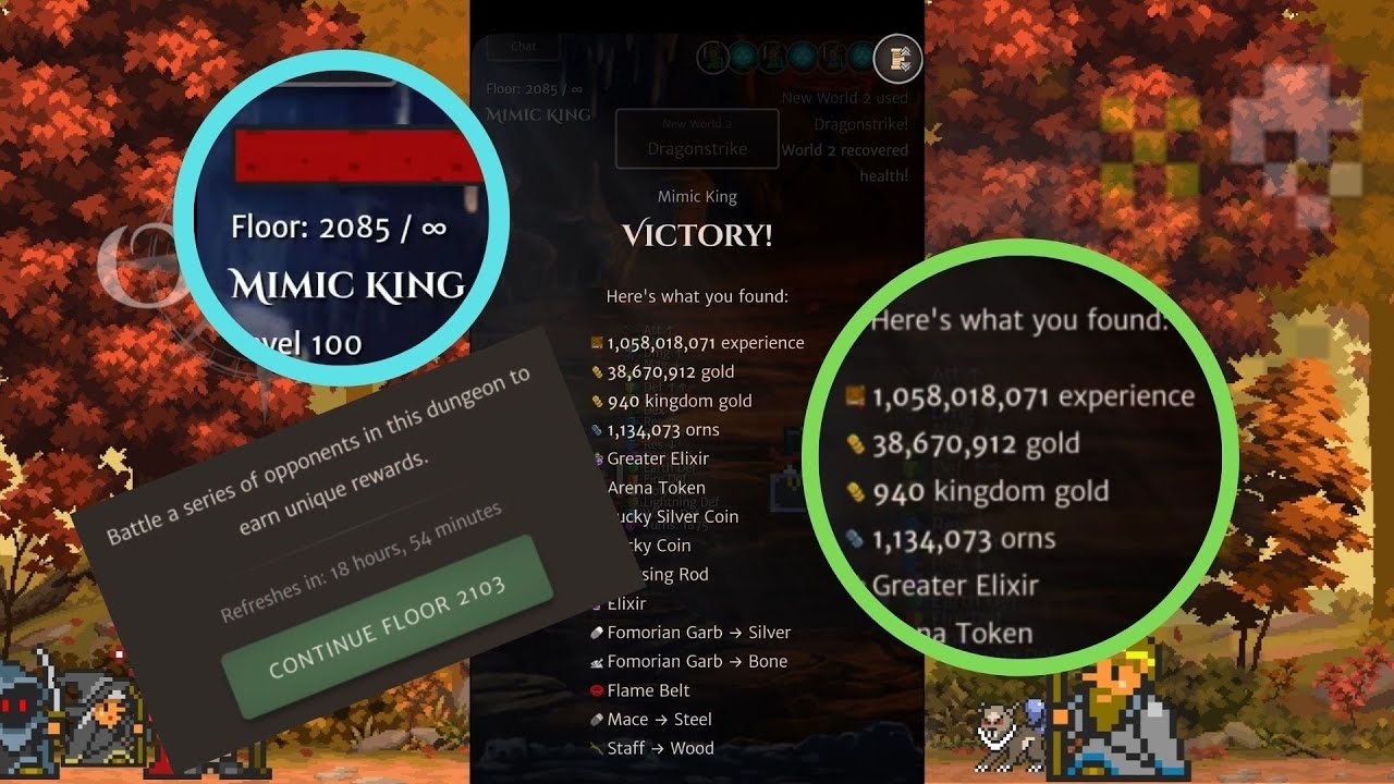 Orna RPG - How i got to endless dungeon floor 2100+ (no longer possible)