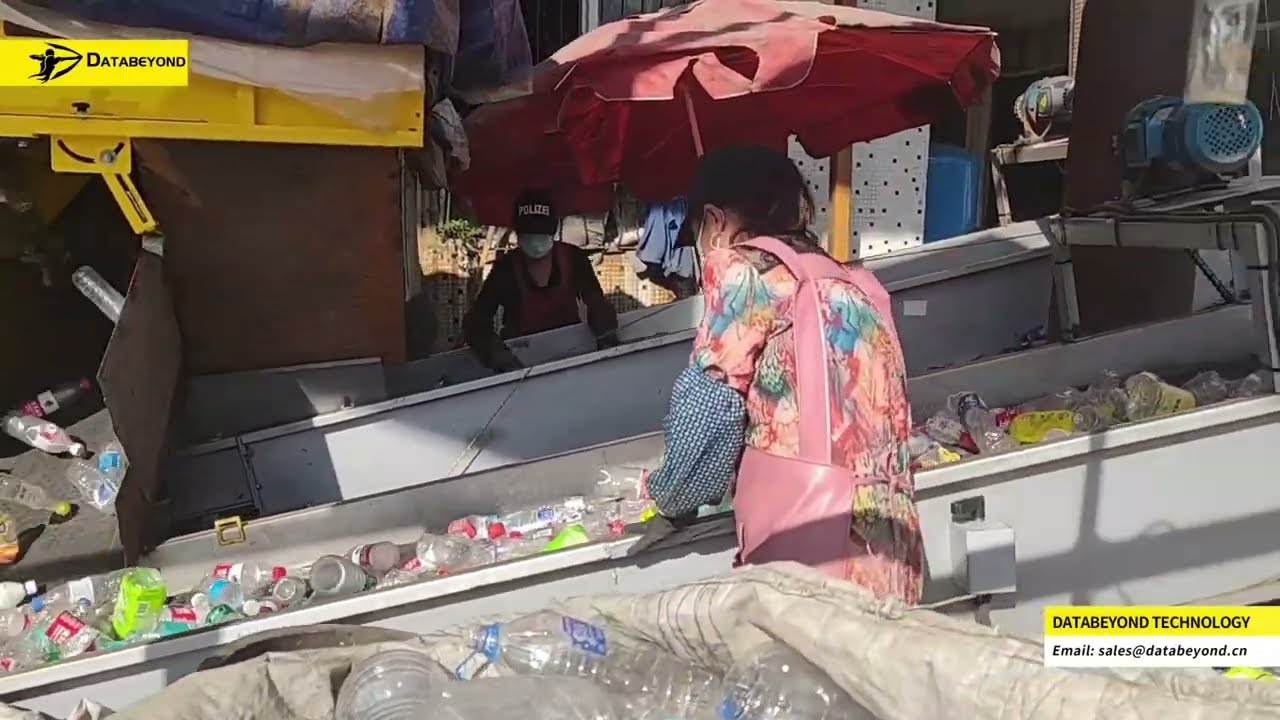PET Plastic Bottle Sorting With Label