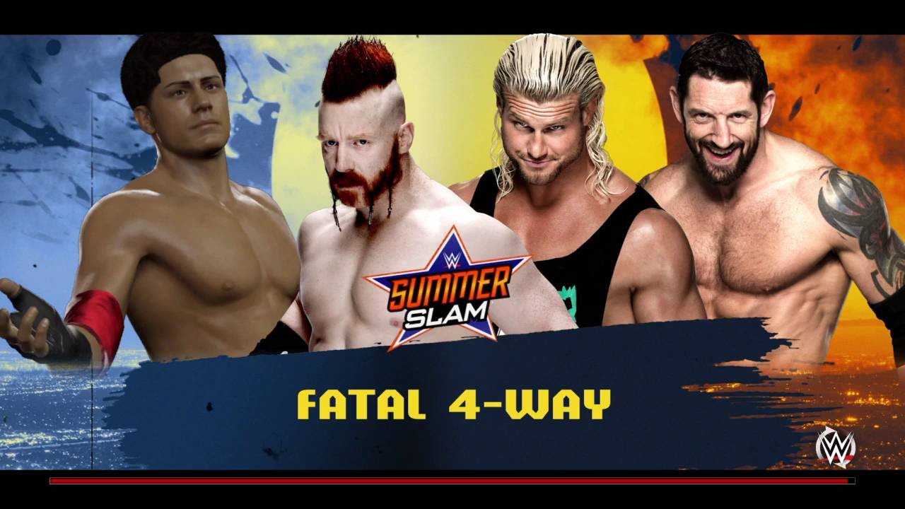WWE2K16 MyCareer pt297: Fatal Four Way