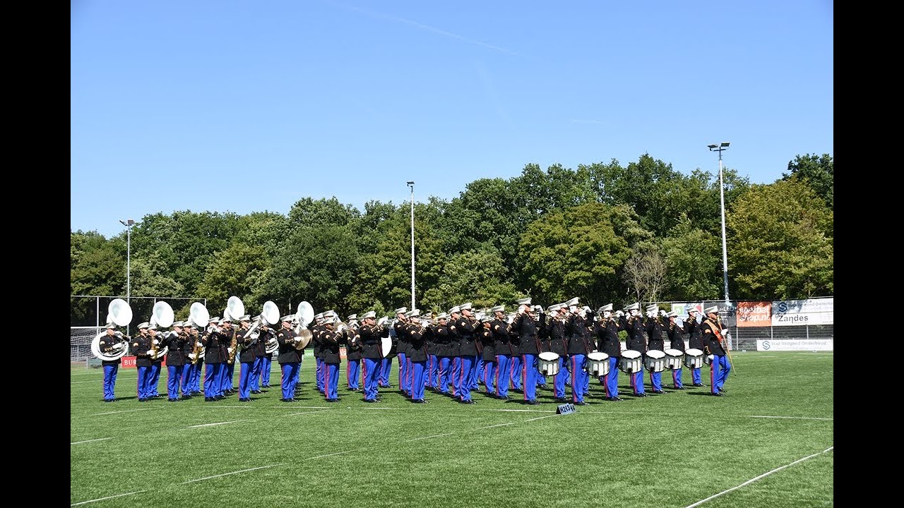 K&G Leiden,  'uitzwaai-repetitie' voor WMC Kerkrade 2022 onderdeel Mars.  www.leidseglibber.nl