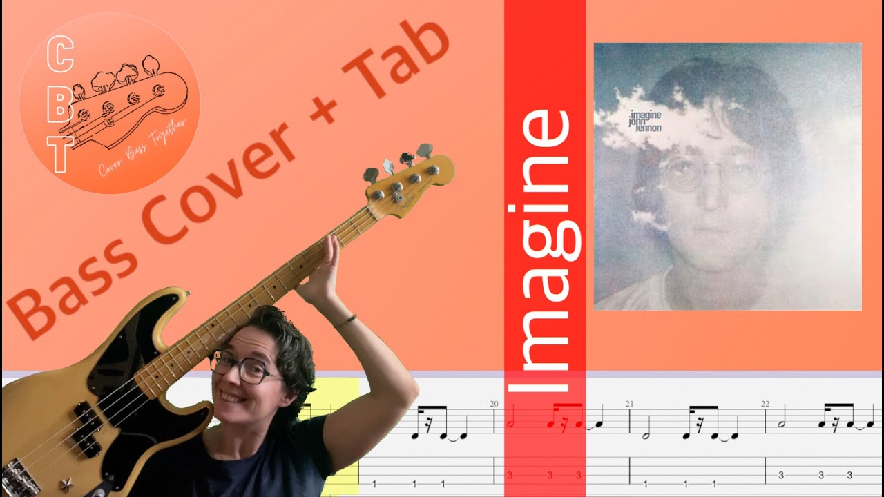 John Lennon - Imagine (Bass Cover) (Tab and Score)