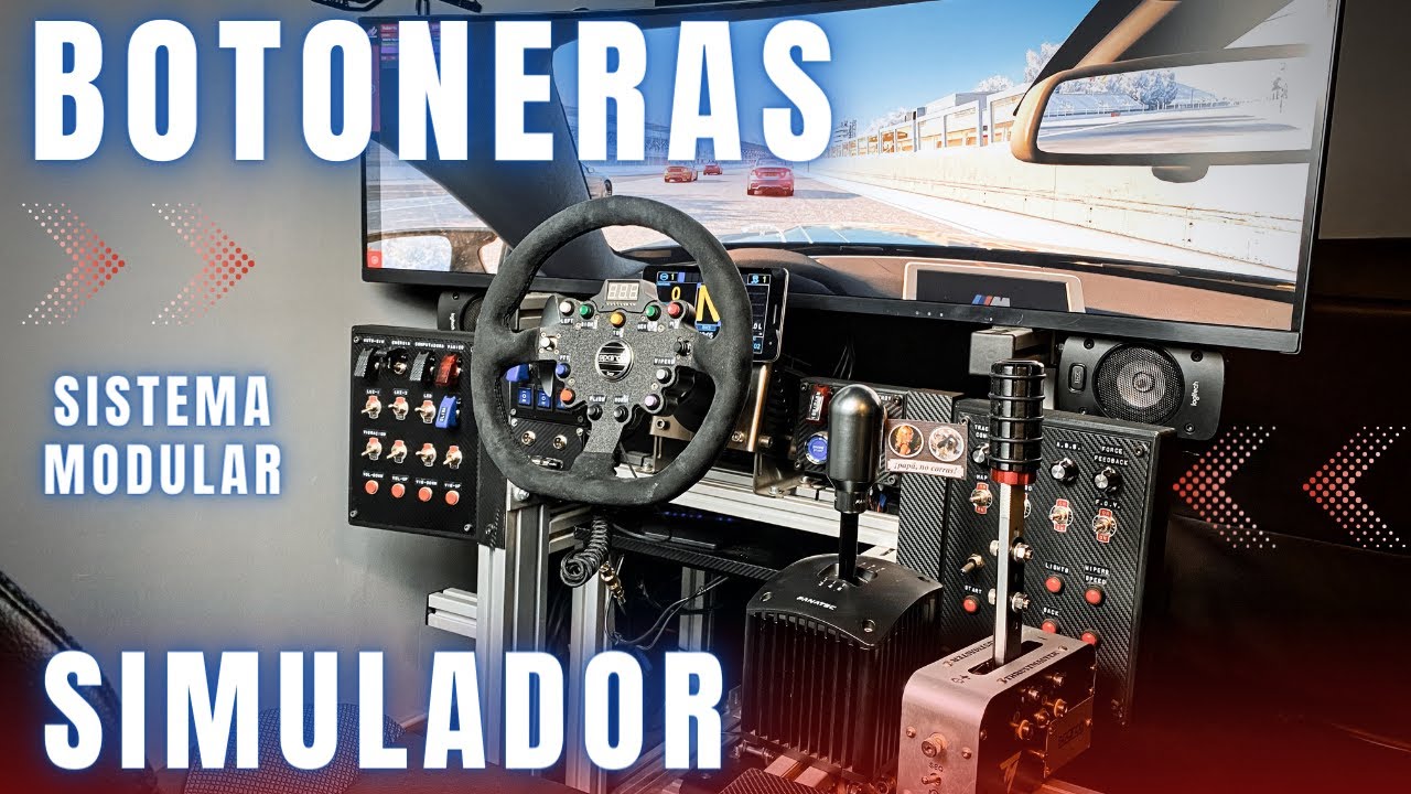 Sistema modular de BOTONERAS para simulador