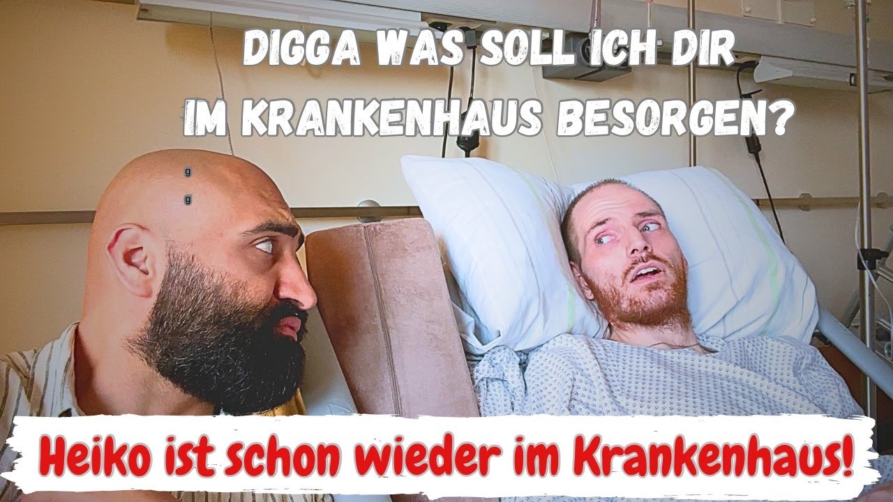 Oh Nein! Heiko ist schon wieder im Krankenhaus gelandet!