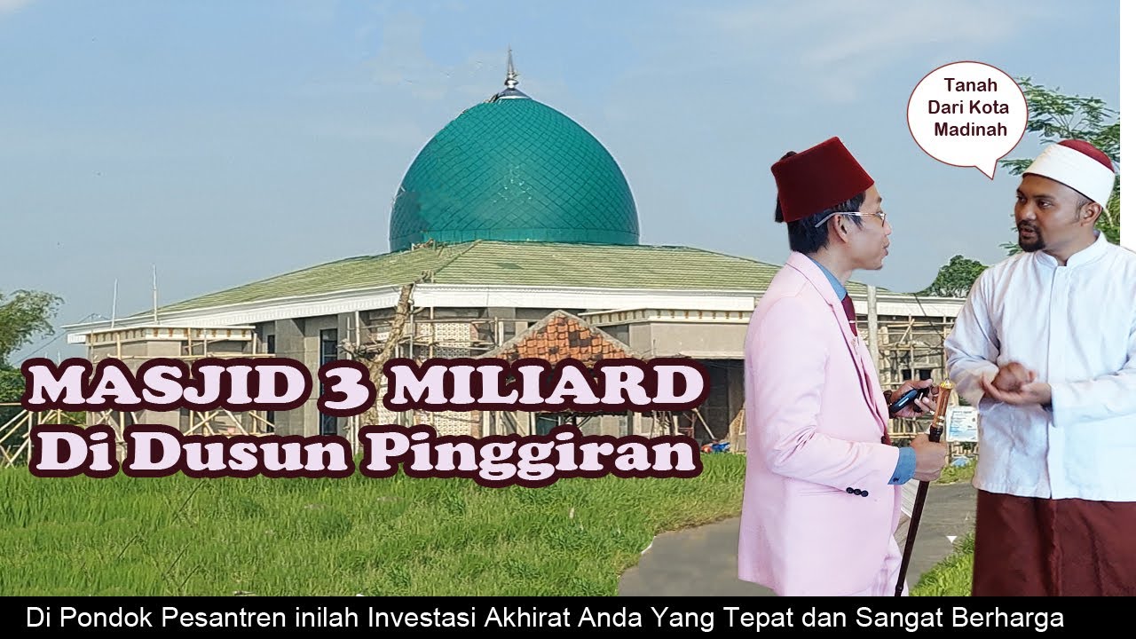 Masjid Megah Dipersawahah ( Pondok Pesantren Darul Qur'an Al-Ghozali Bondowoso) #investasiakhirat