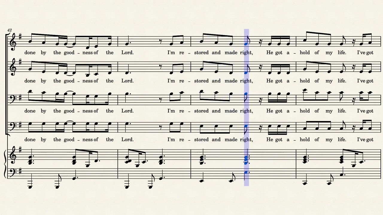I Got Saved - SATB
