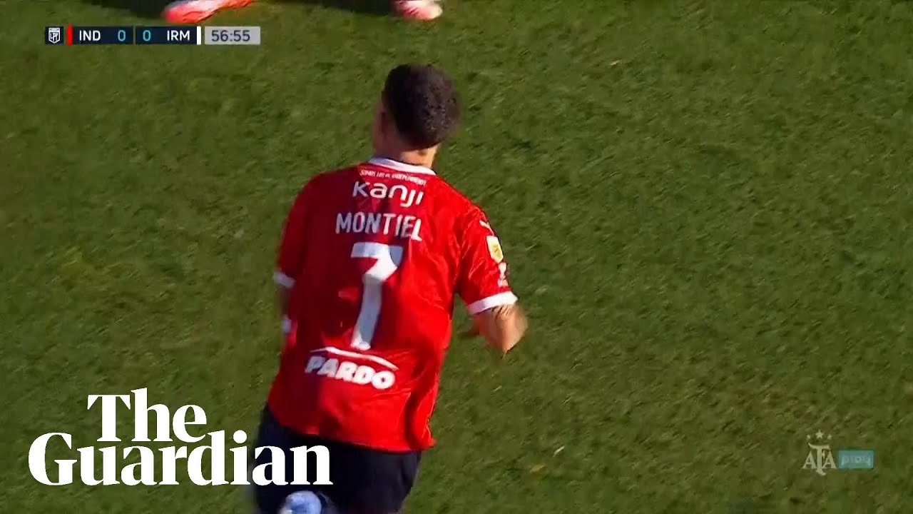 Bicycle kick winner for Club Atl&eacute;tico Independiente against Independiente Rivadavia