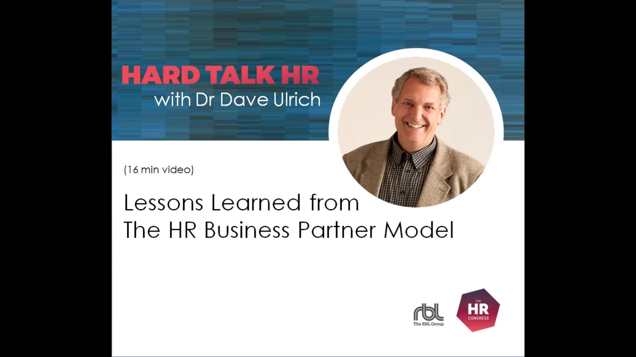 The Evolution of the HR Business Partner Model - Part 2
