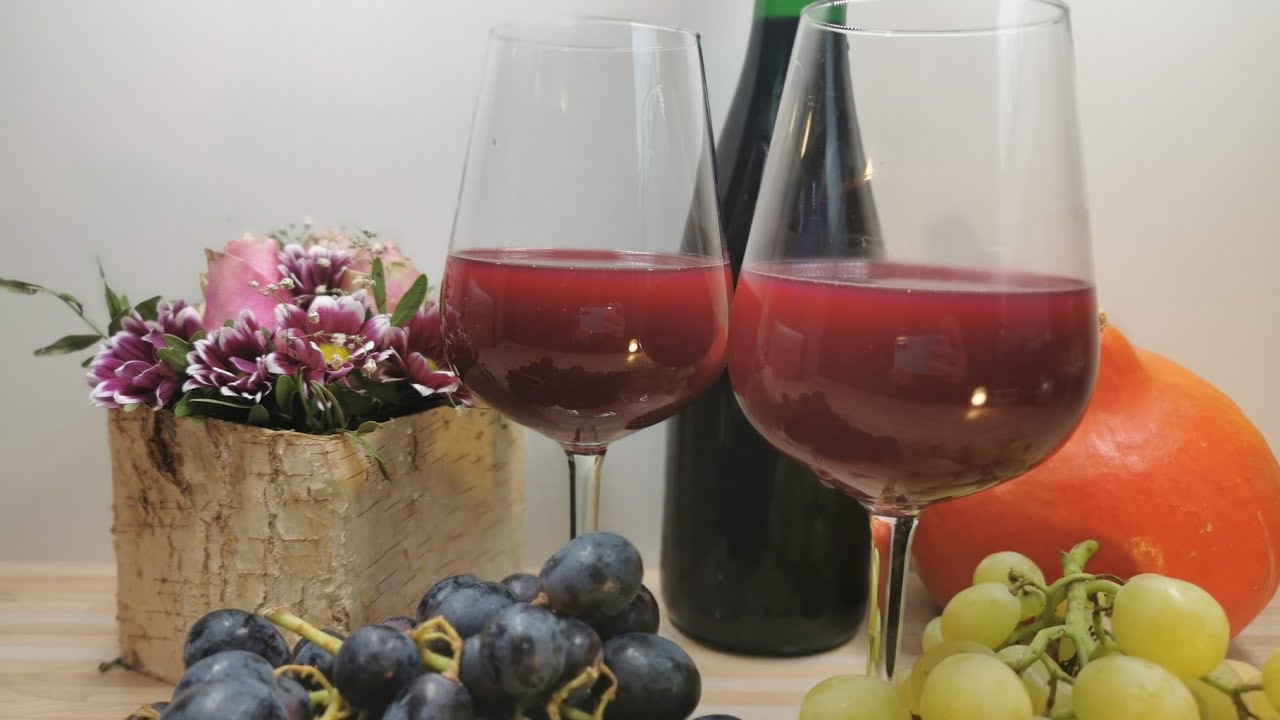 Neuen Wein aus Weintrauben ganz einfach selbermachen, Federweißer
