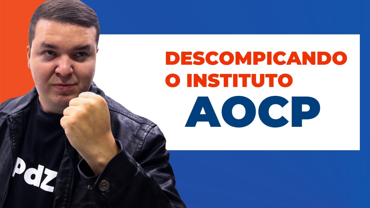 Live #075 - Descomplicando o INSTITUTO AOCP: CLASSES DE PALAVRAS