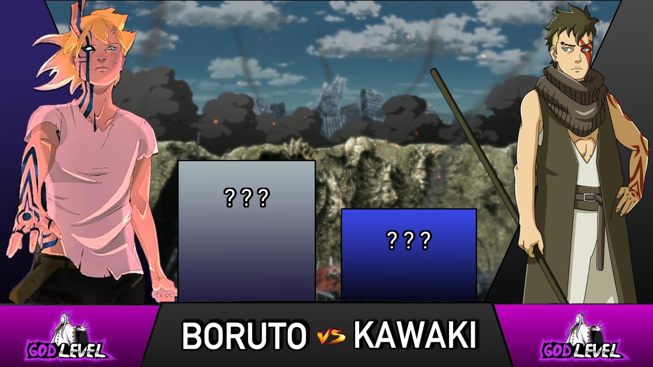 Boruto VS Kawaki POWER LEVELS - Justicescale